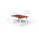 Oakland Dining Table White