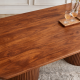 Camden Dining Table with Fluted Column Legs