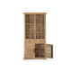 ANGEL FURNITURE Munich Solid Mango Wood Bookshelf Natural Finish