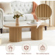  Grafton Oval Coffee Table Oak Finish
