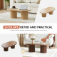  Grafton Oval Coffee Table Oak Finish