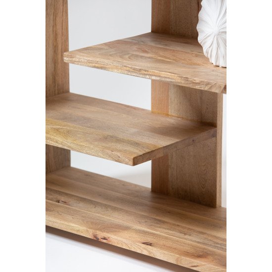 Anaheim Solid Mango Wood Bookshelf