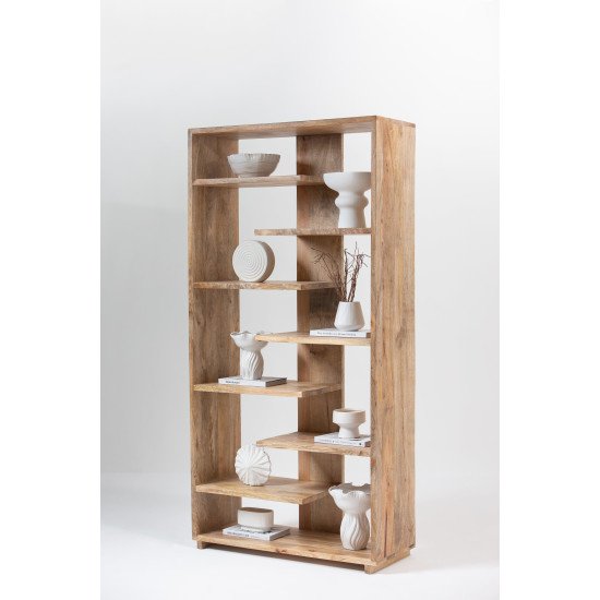 Anaheim Solid Mango Wood Bookshelf
