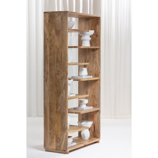 Anaheim Solid Mango Wood Bookshelf