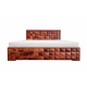 Majesta Diamond Sheesham Wood Bed, (Box Storage King and Queen Size) 3 Year Warranty