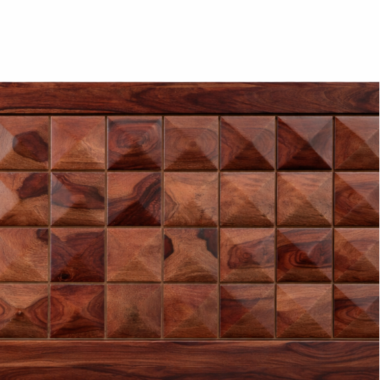 Majesta Diamond Sheesham Wood Bed, (Box Storage King and Queen Size) 3 Year Warranty