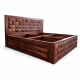 Majesta Diamond Sheesham Wood Bed, (Box Storage King and Queen Size) 3 Year Warranty