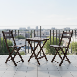 Sheesham Wood Foldable Balcony Chairs