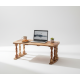 Sheesham Wood Breakfast Serving Bed Table / Laptop Table 24X12X9 Inch LxWxH in Natural Finish