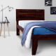 Rotorua Solid Sheesham Wood Handmade Modern Single bed (Walnut)