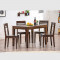 Angel's Four Seater Simply Design Sheesham Wood Dining Table (Walnut Finish)