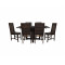 Modish Sheesham Wood Six Seater Dining Table Set (Walnut Finish)