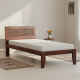 Elegant Solid Sheesham Wood Handmade Modern Single bed (Honey) Elegant Solid Sheesham Wood Handmade Modern Single bed (Honey)